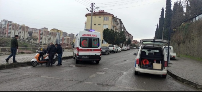 EREĞLİ’DE MOTOSİKLET KAZASI