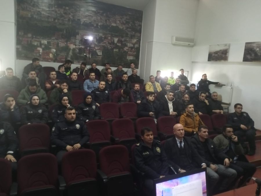 Emniyet içinde seçim güvenliği konulu brifing verildi.