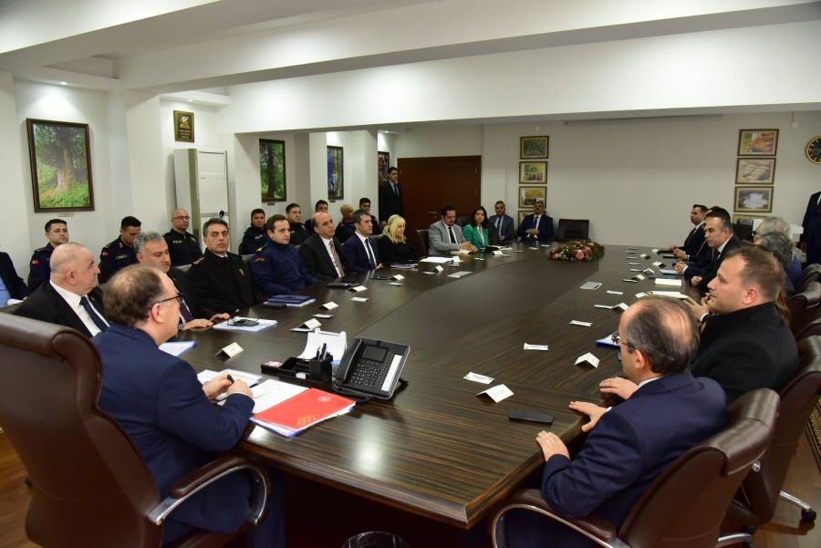 SEÇİM GÜVENLİĞİ TOPLANTISI YAPILDI