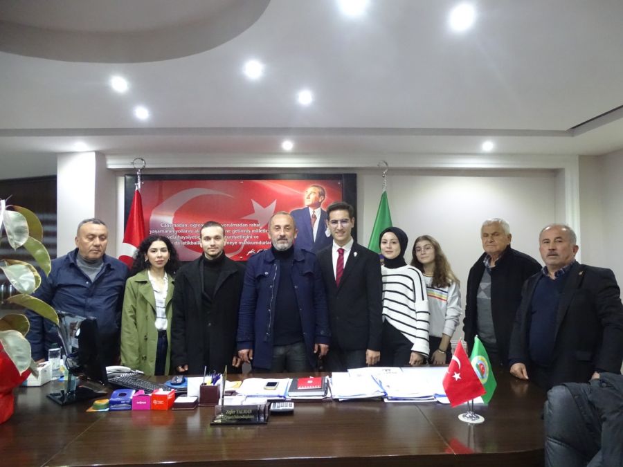 KERGEP, ZİRAAT ODASI BAŞKANI ZAFER YALMAN’I ZİYARET ETTİ