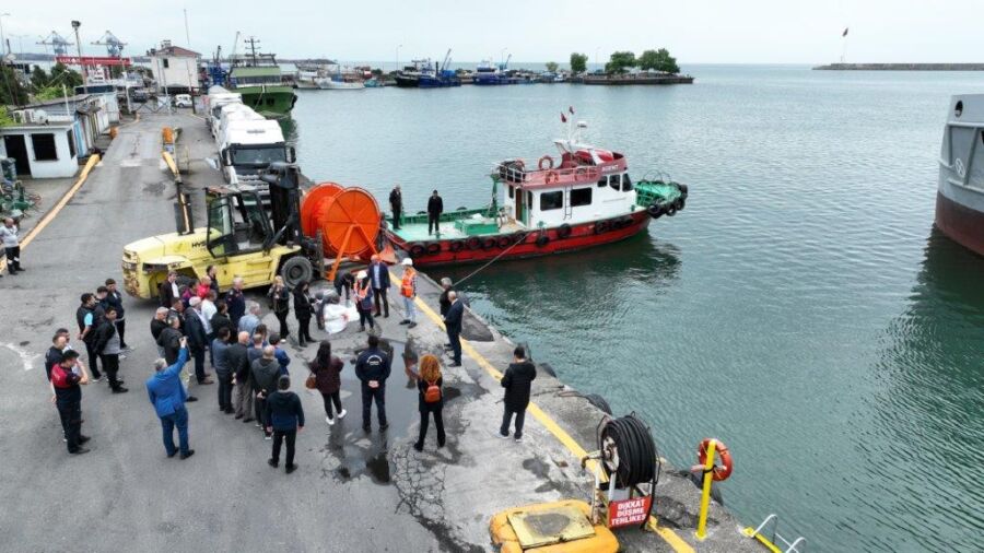 BOZHANE LİMANI’NDA DENİZ KİRLİLİĞİ TATBİKATI YAPILDI