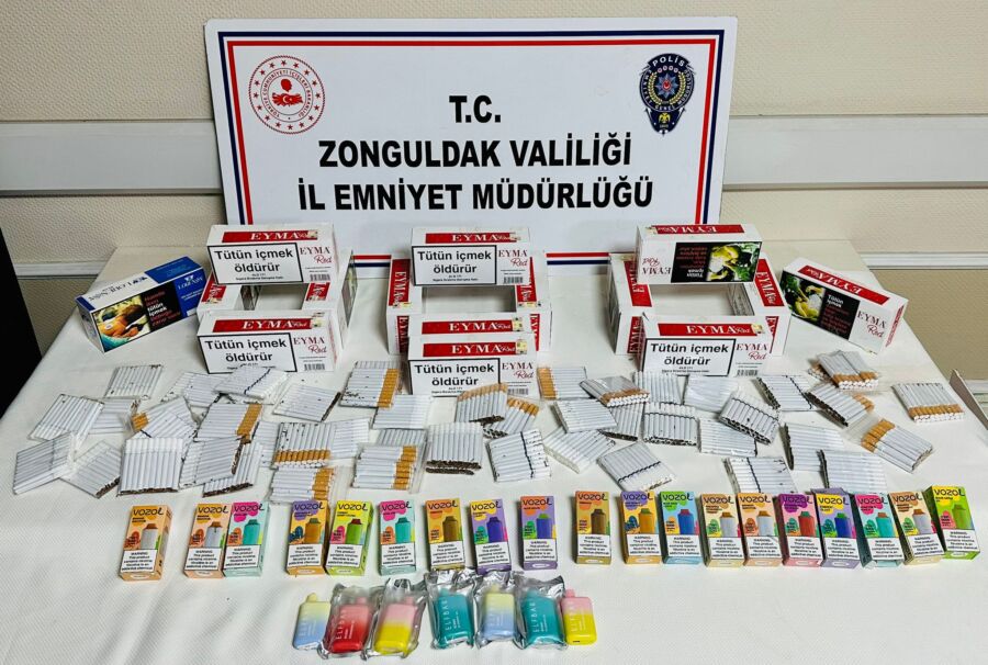 Kaçak sigaraya izin yok.