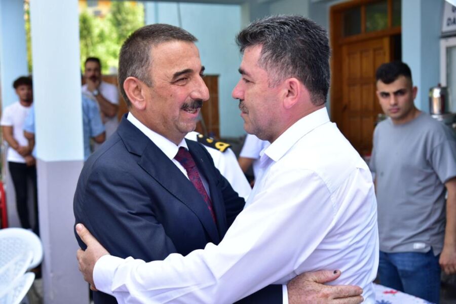 Vali Osman Hacıbektaşoğlu Aziz Şehidimiz P.Uzm.Çvş. Mustafa Sezer İçin Okutulan Mevlid-i Şerif’e Katıldı