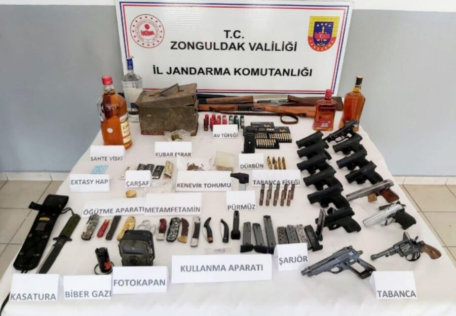 Devrek’te uyuşturucu baronu kodesi boyladı