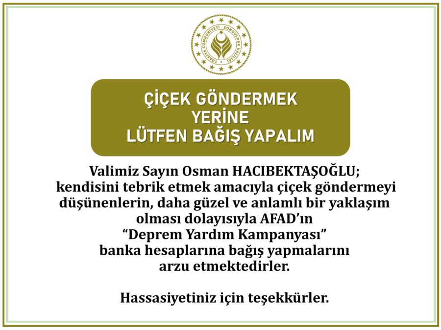 Valimiz Sayın Osman HACIBEKTAŞOĞLU nu karşılamaya tüm halkımız davetlidir.