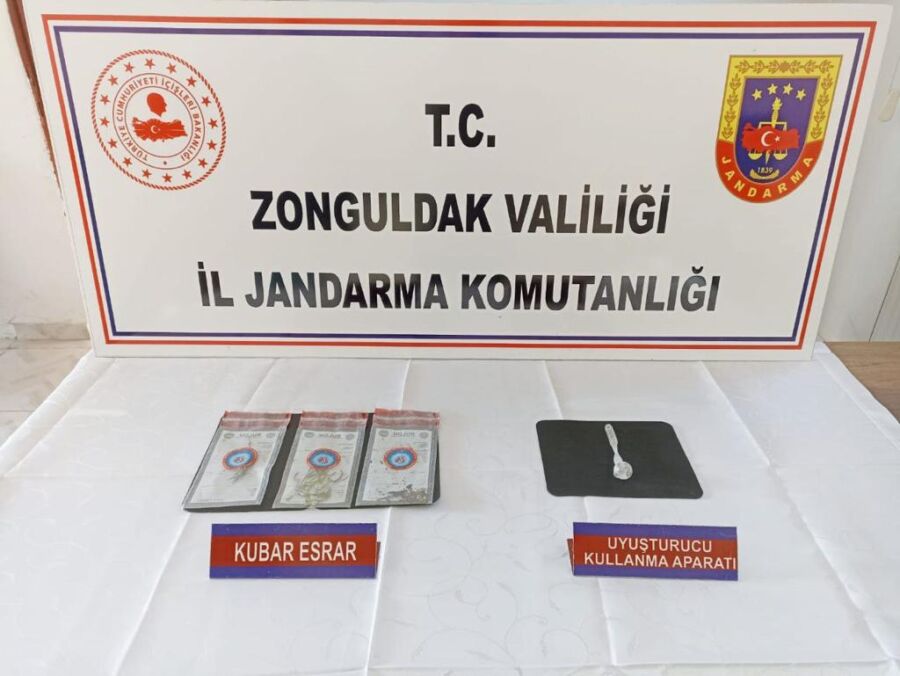 Çaycuma’da Jandarma uyuşturucuya geçit vermiyor