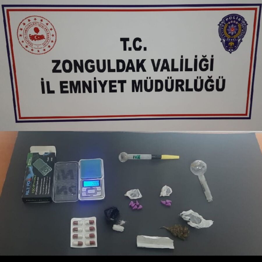 Kdz.Ereğli Emniyeti uyuşturucu kullananlara göz açtırmıyor.