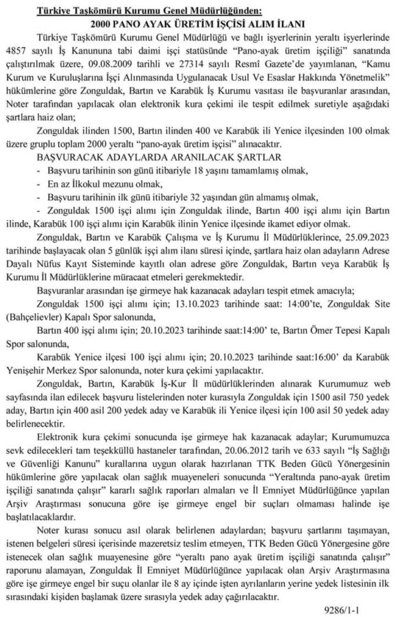 TTK’YA ALINACAKLAR RESMİ GAZETE’DE YAYINLANDI.