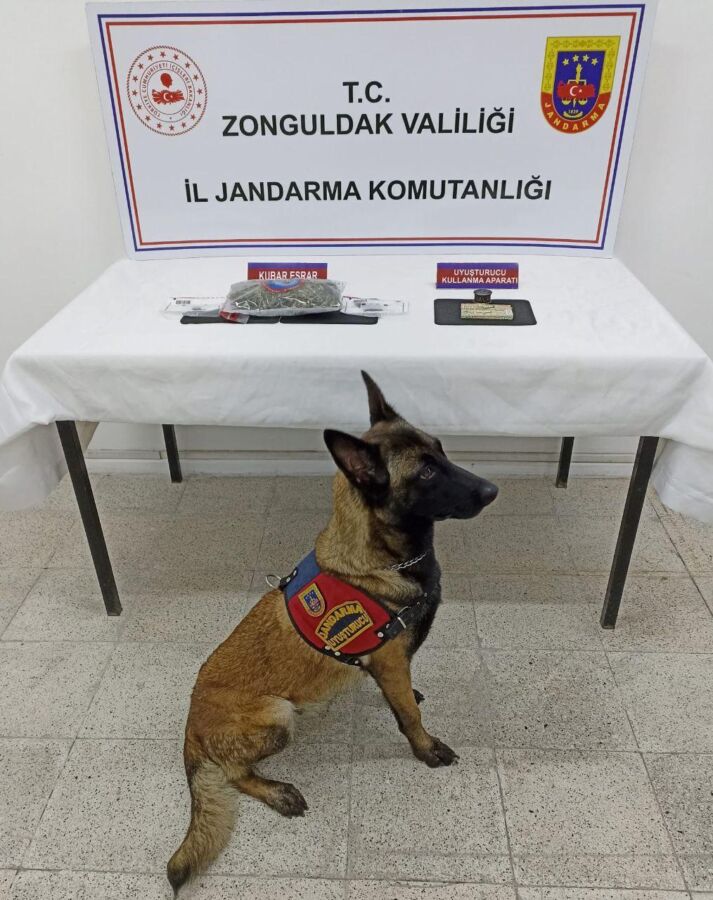 Alaplı ilçesinde uyuşturucu