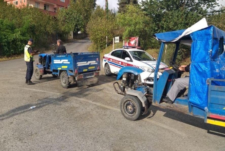 Patpat kazalarını önlemek için Jandarma dan denetim.