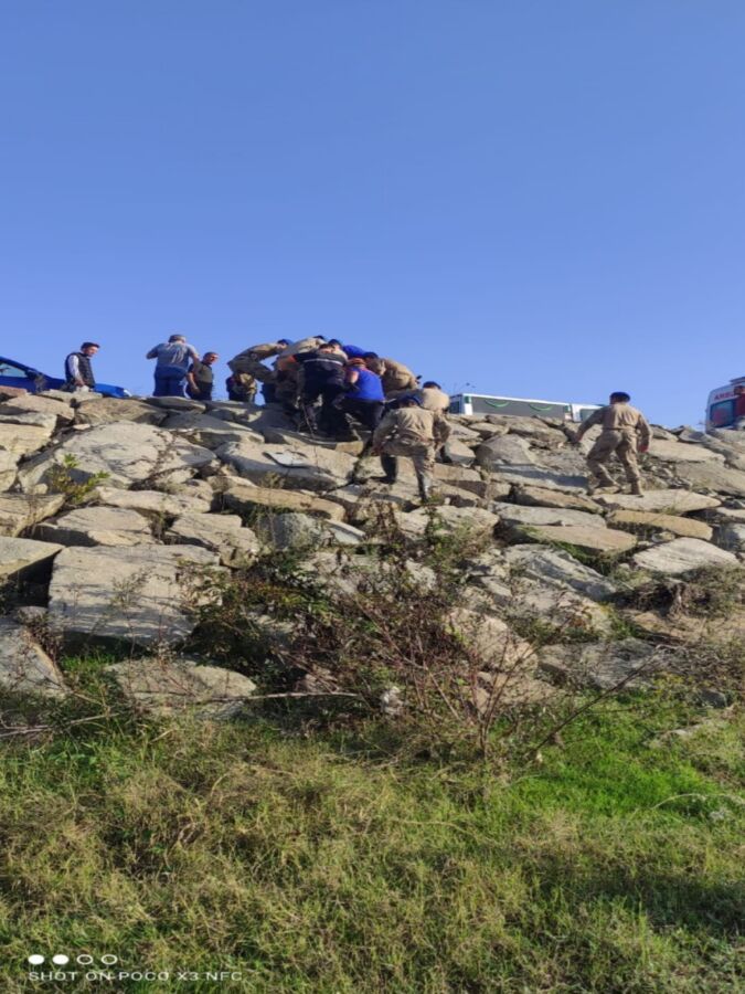 FİLYOS’A DÜŞEN VATANDAŞIN CANSIZ BEDENİNE ULAŞILDI.