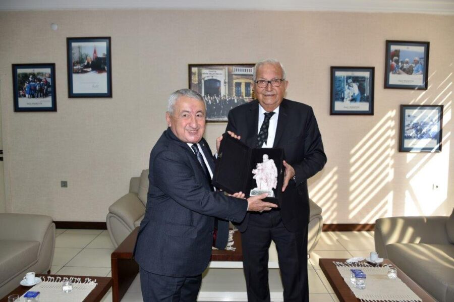 METİN ATAÇ PAŞA, BAŞKAN POSBIYIK’I ZİYARET ETTİ